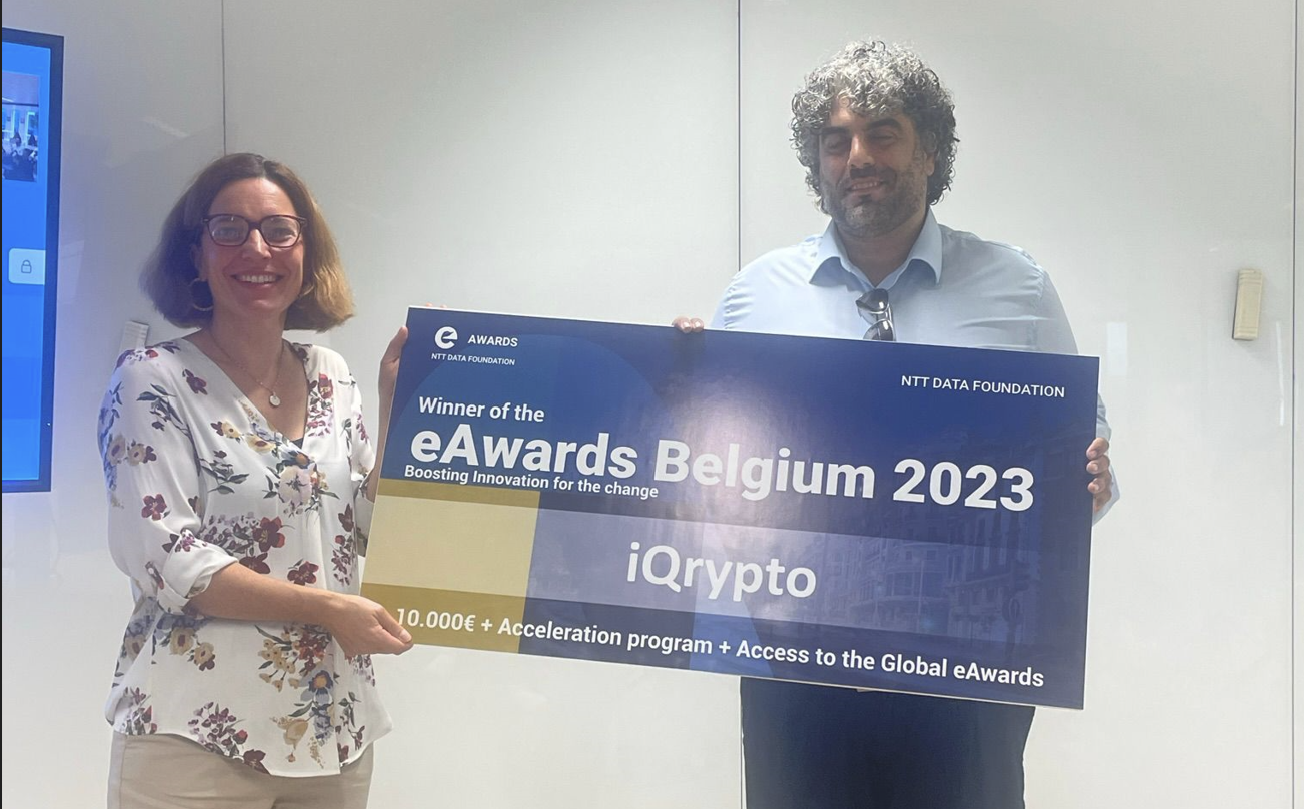 iQrypto remporte l’édition belge des eAwards