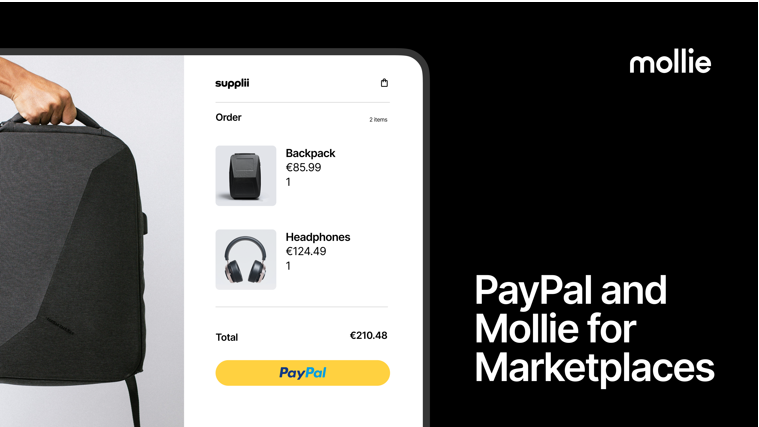 Mollie en PayPal bundelen krachten om betalingen op marktplaatsen te verbeteren